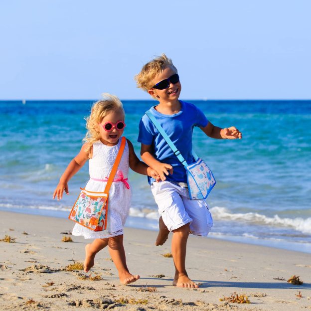 Seashell Zipper Mesh Beach Bag | CWBeach10901