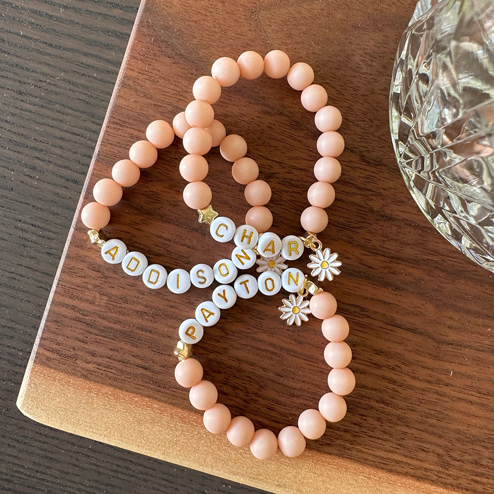 Personalized Kids Lovely Bead Bracelet | CWBeach136