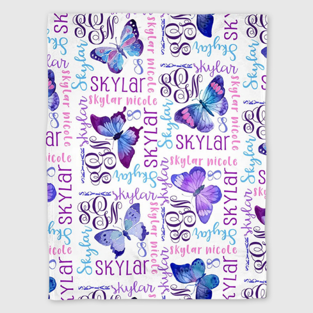 Personalized Lovely Kid Blanket for Comfort & Unique | BKKid119