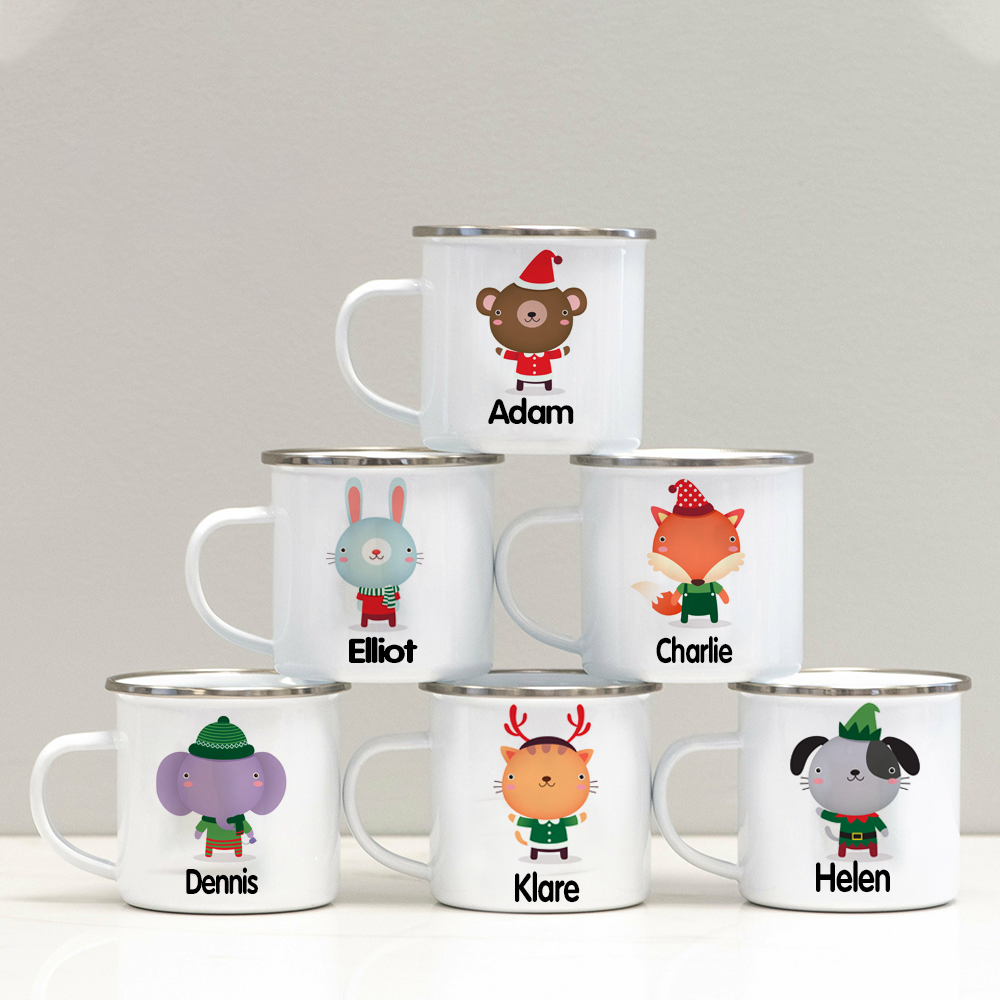 Personalised 12oz Funny Animals Mugs for Kids  | KidMug23