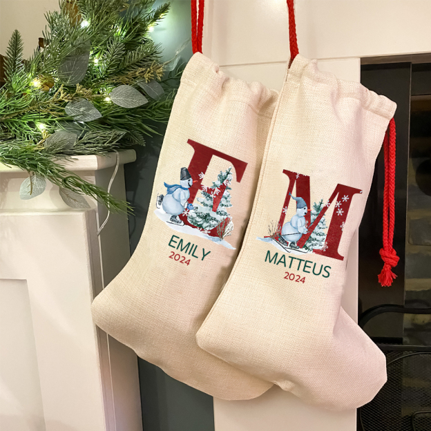 Personalized 30*40cm Christmas Santa Stocking | MCGift21