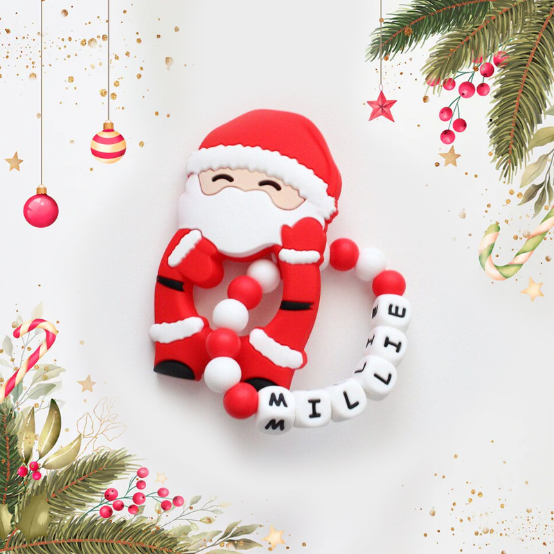 Personalized Christmas Baby Toy Ring | MCGift31