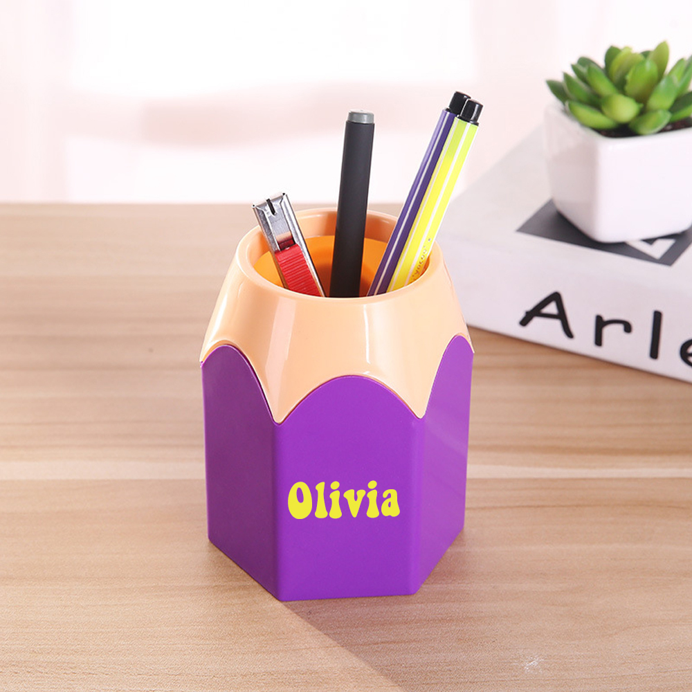 Personalized Kid Pencil Holder (Colored Markpen Included) | CWToy70