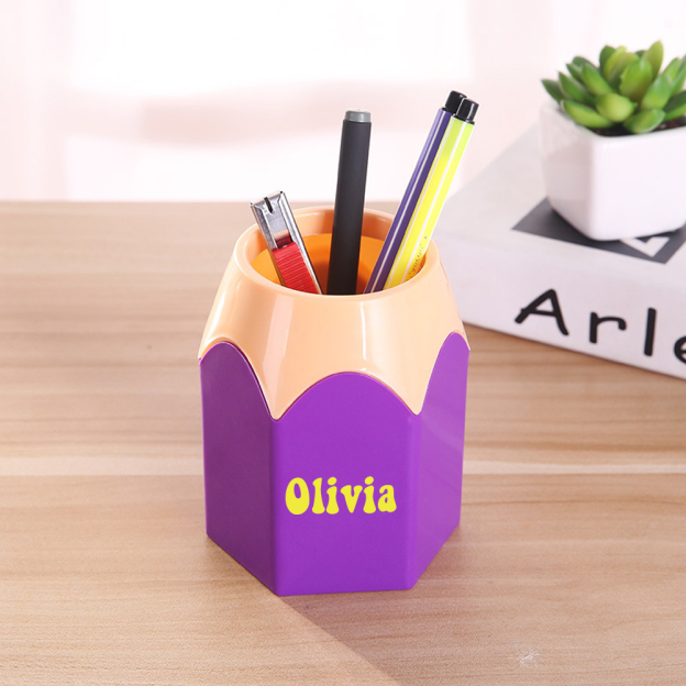 Personalized Kid Pencil Holder (Colored Markpen Included) | CWToy70