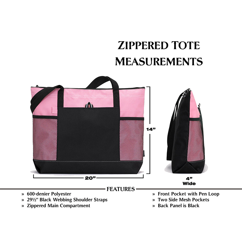 Personalized Name Color Tote Bag