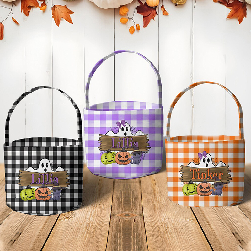 Personalized Lovely Halloween Bucket | CWHalloween1401