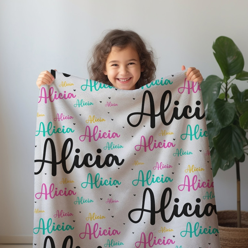 Personalized Lovely Kid Blanket for Comfort & Unique | BKKid133
