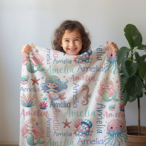 Personalized Lovely Kid Blanket for Comfort & Unique | BKKid135