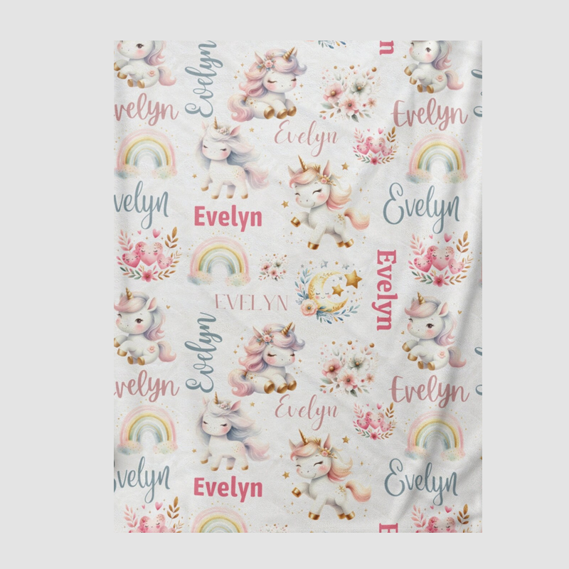 Personalized Lovely Kid Blanket for Comfort & Unique | BKKid137