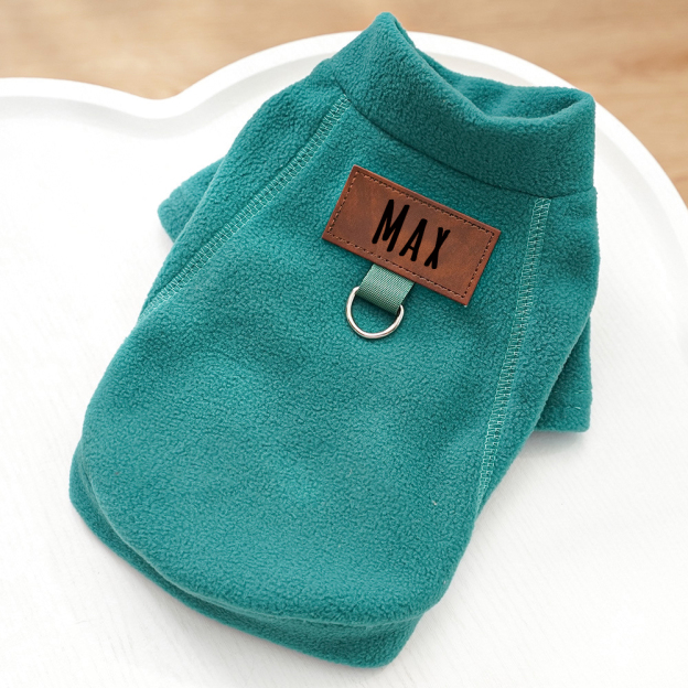 Personalized Leather Patch Pets Color Sweatshirts | BKPet91