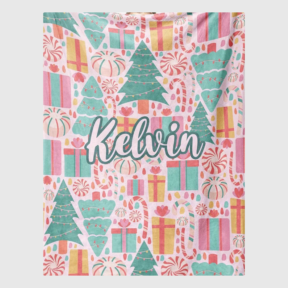 Personalized Merry Christmas Blanket for Comfort & Unique | BKMC15