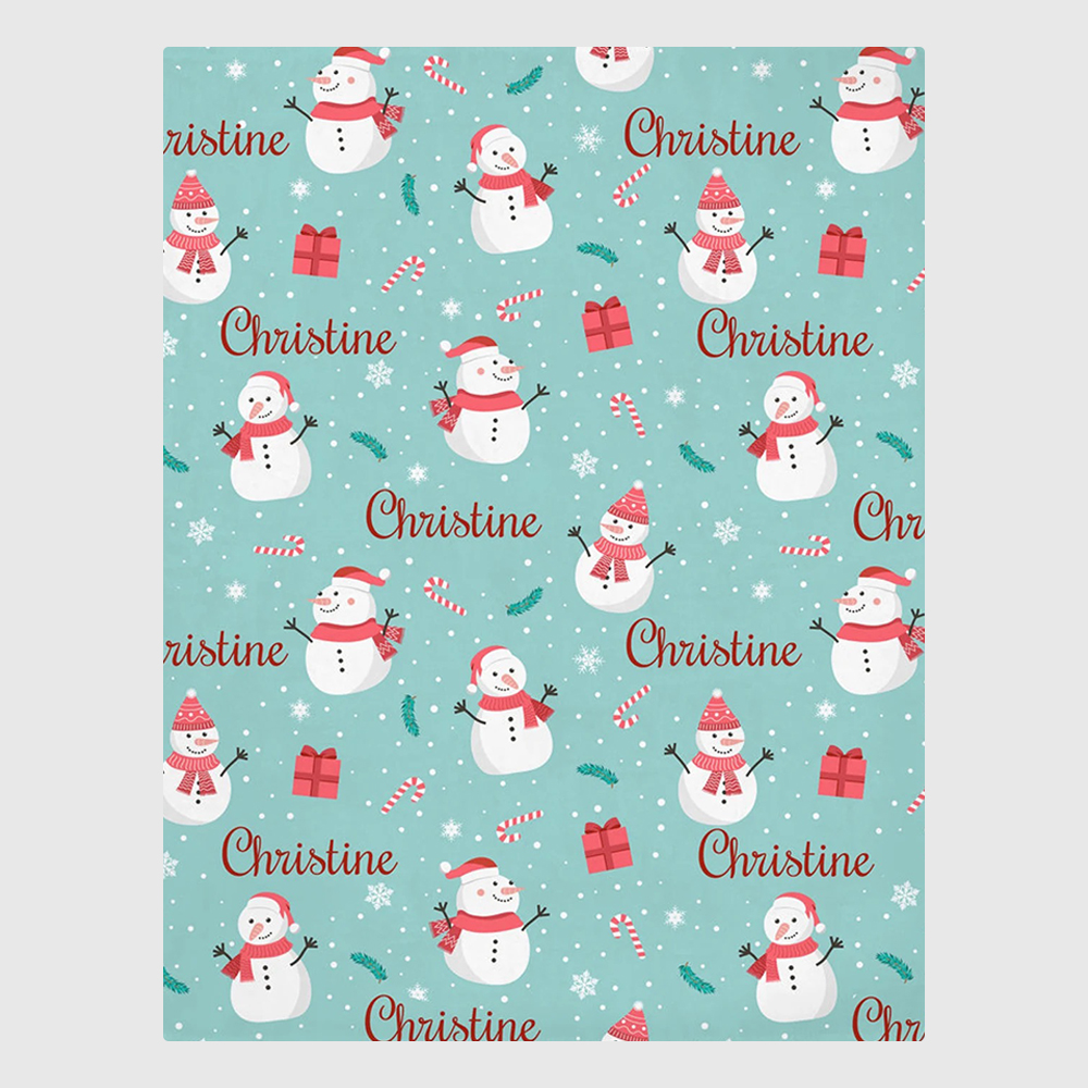 Personalized Merry Christmas Blanket for Comfort & Unique | BKMC18