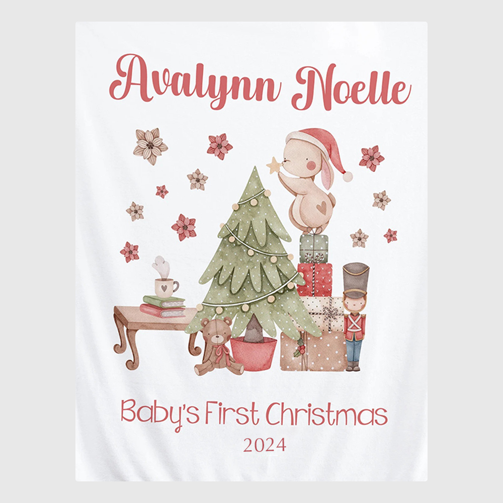Personalized Merry Christmas Blanket for Comfort & Unique | BKMC20