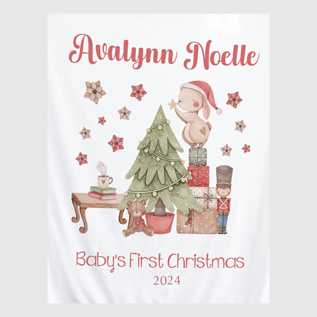 Personalized Merry Christmas Blanket for Comfort & Unique | BKMC20