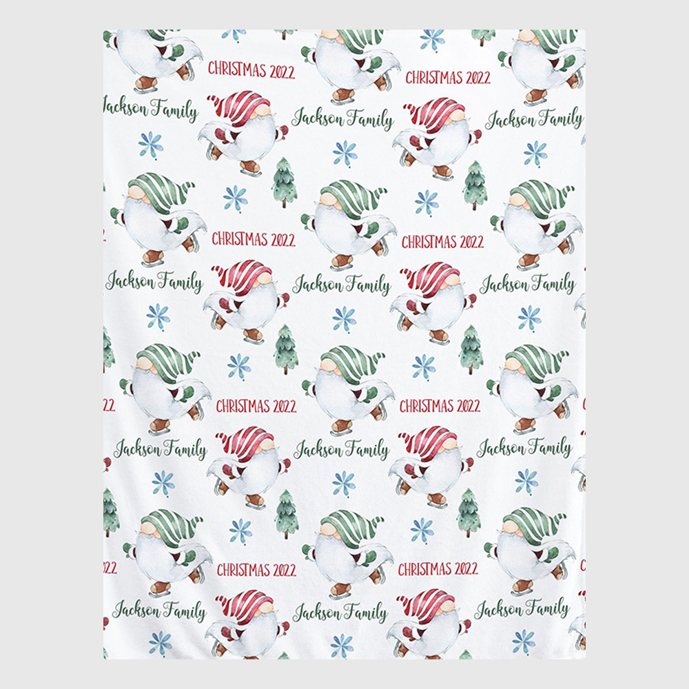 Personalized Merry Christmas Blanket for Comfort & Unique | BKMC23