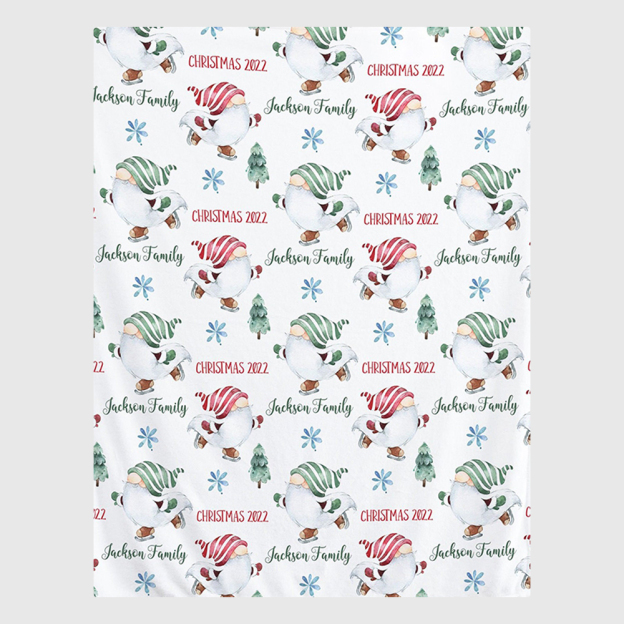Personalized Merry Christmas Blanket for Comfort & Unique | BKMC23