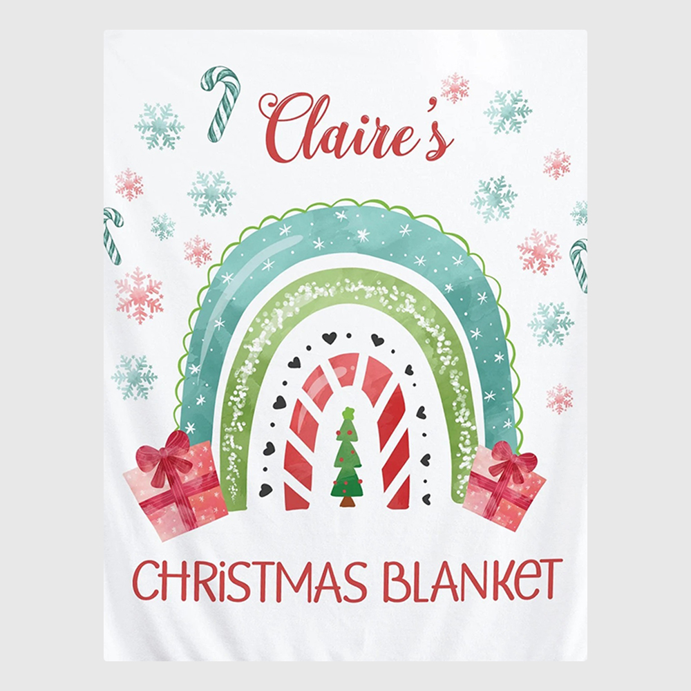 Personalized Merry Christmas Blanket for Comfort & Unique | BKMC27