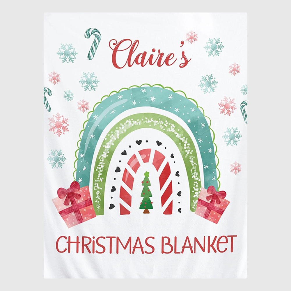 Personalized Merry Christmas Blanket for Comfort & Unique | BKMC27