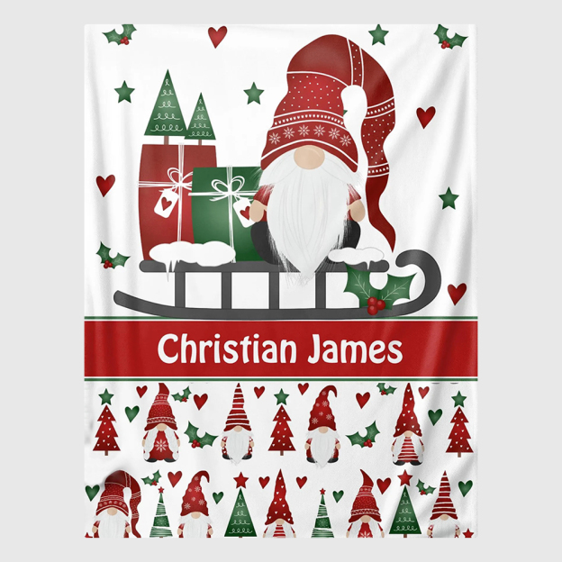 Personalized Merry Christmas Blanket for Comfort & Unique | BKMC30