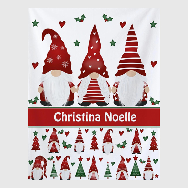 Personalized Merry Christmas Blanket for Comfort & Unique | BKMC30