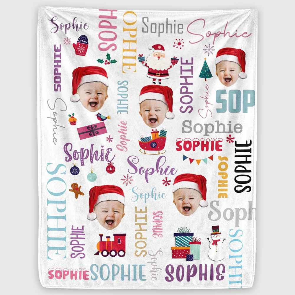 Personalized Merry Christmas Blanket for Comfort & Unique | BKMC31