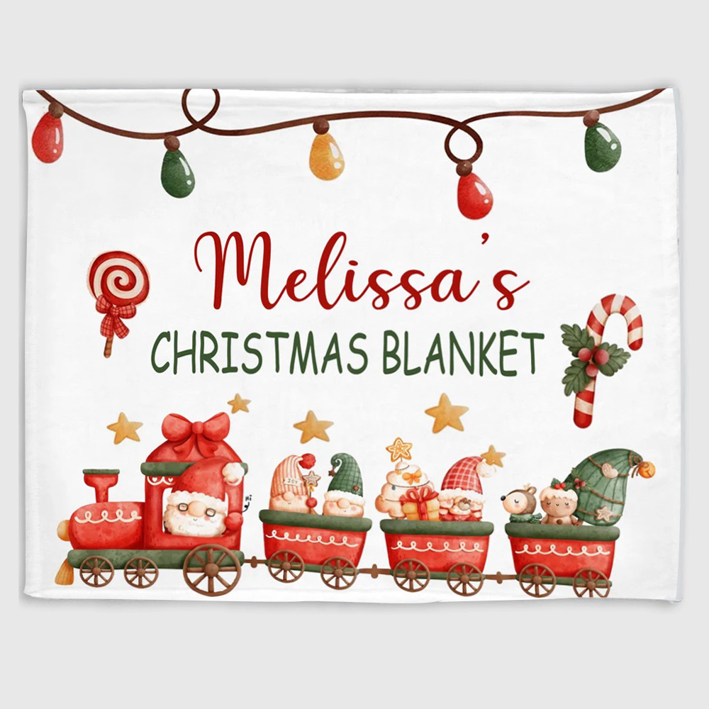 Personalized Merry Christmas Blanket for Comfort & Unique | BKMC33