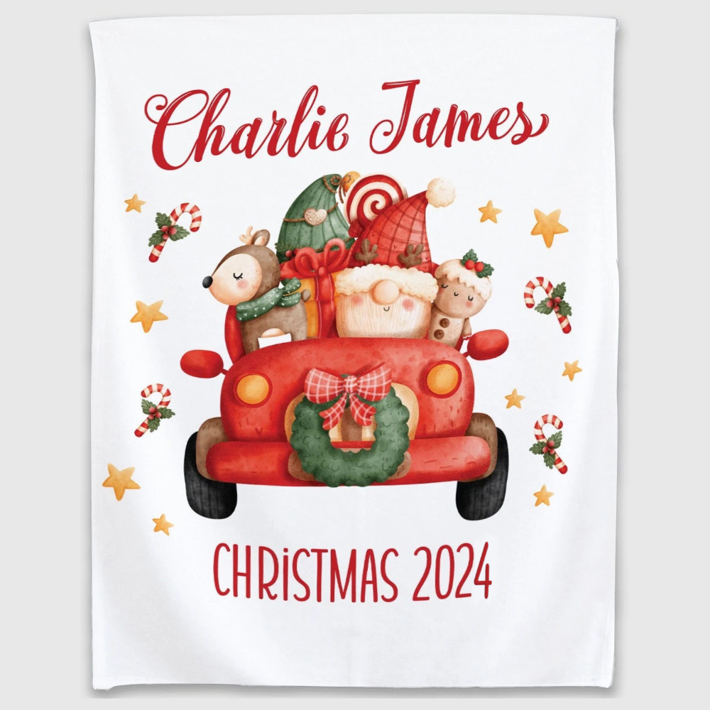 Personalized Merry Christmas Blanket for Comfort & Unique | BKMC34