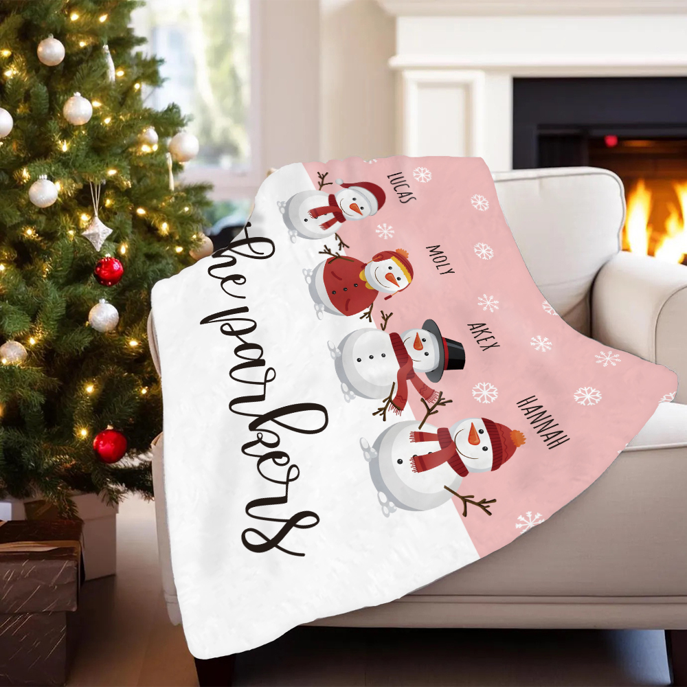 Personalized Merry Christmas Blanket for Comfort & Unique | BKMC16