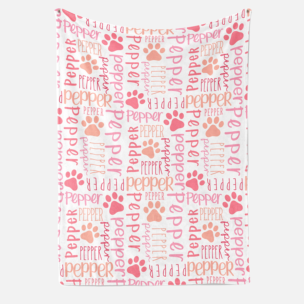 Personalized Lovely Pet Blanket for Comfort & Unique | BKPet100