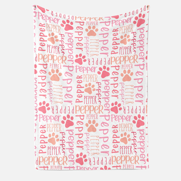 Personalized Lovely Pet Blanket for Comfort & Unique | BKPet100