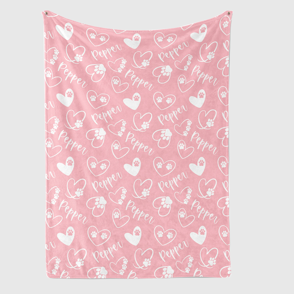 Personalized Lovely Pet Blanket for Comfort & Unique | BKPet101