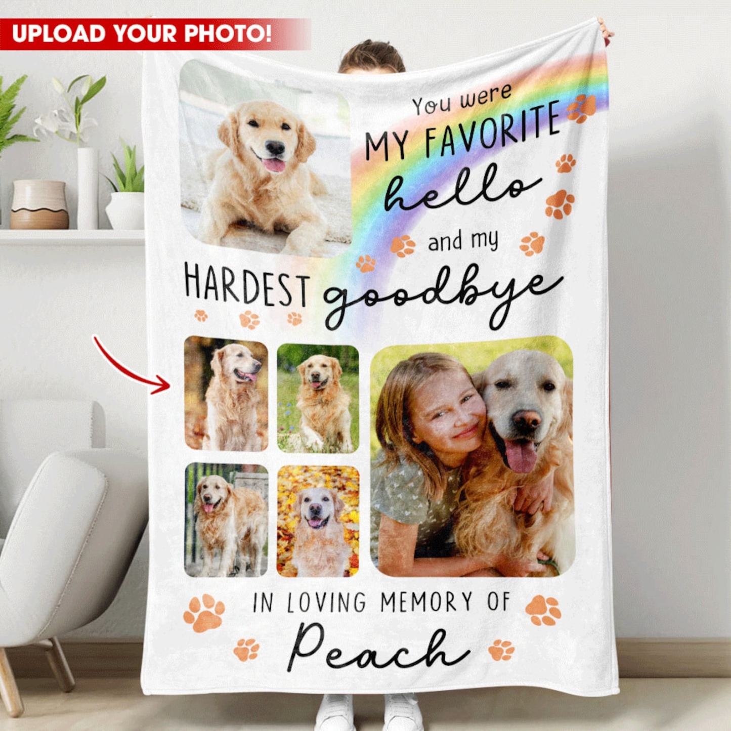 Personalized Lovely Pet Blanket for Comfort & Unique | BKPet105