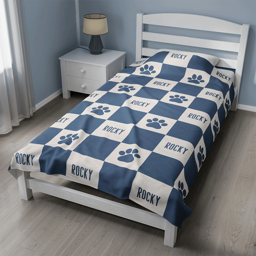 Personalized Lovely Pet Blanket for Comfort & Unique | BKPet107