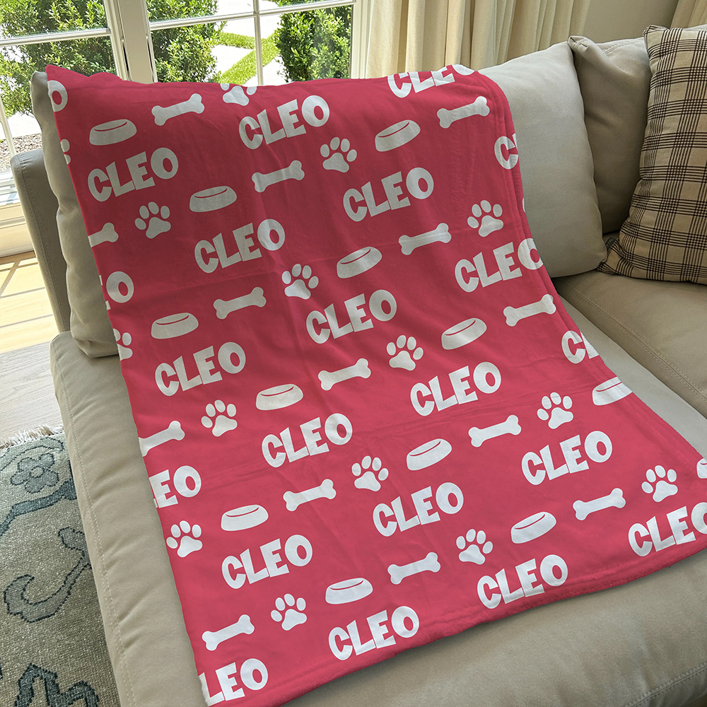 Personalized Lovely Pet Blanket for Comfort & Unique | BKPet109