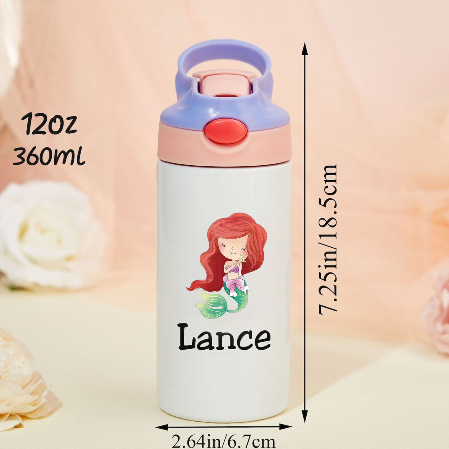 Personalised BPA Free 12oz Truck Water Bottles | YouBottle46
