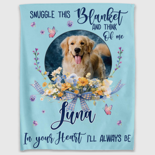 Personalized Lovely Pet Blanket for Comfort & Unique | BKPet118