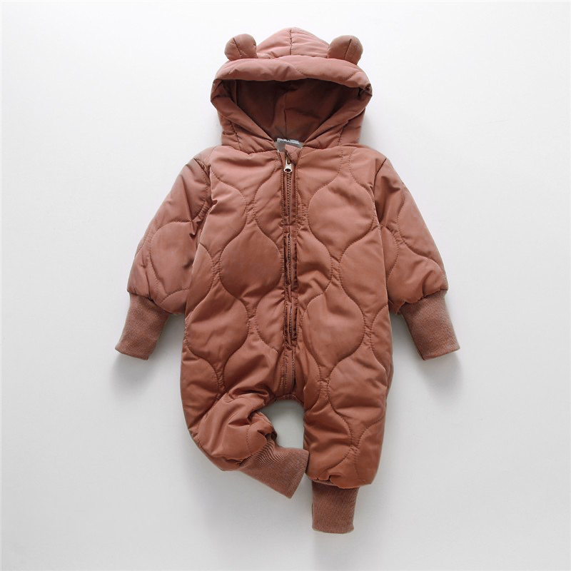 Personalized Hand Patch Kids Lightweight Puffer Romper | inJacket06