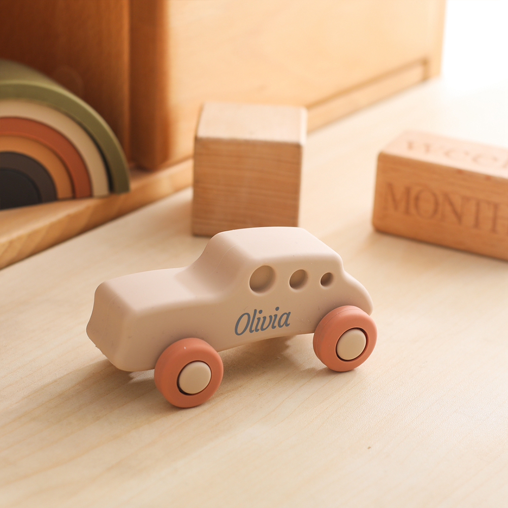 Personalized Kid Silicone Plane and Car Toy | CWToy99