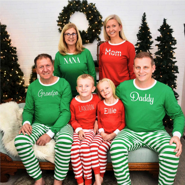 Personalized Family Christmas Pajamas Set | inSet17