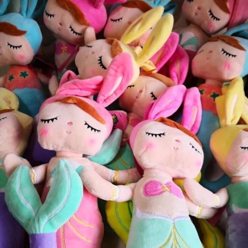 Personalized Kid's Embroidery Mermaid Dreammates Doll | DEGMine02