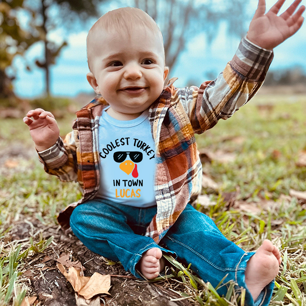 Personalized Baby First Thanksgiving Outfit Set | CWThanks06