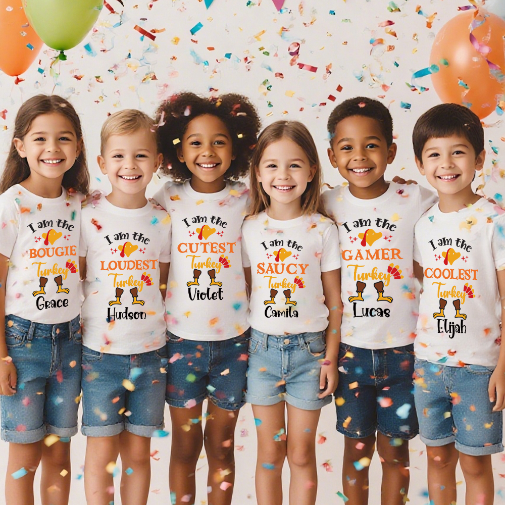 Personalized Thanksgiving Party Family Matching Shirt | CWThanks08