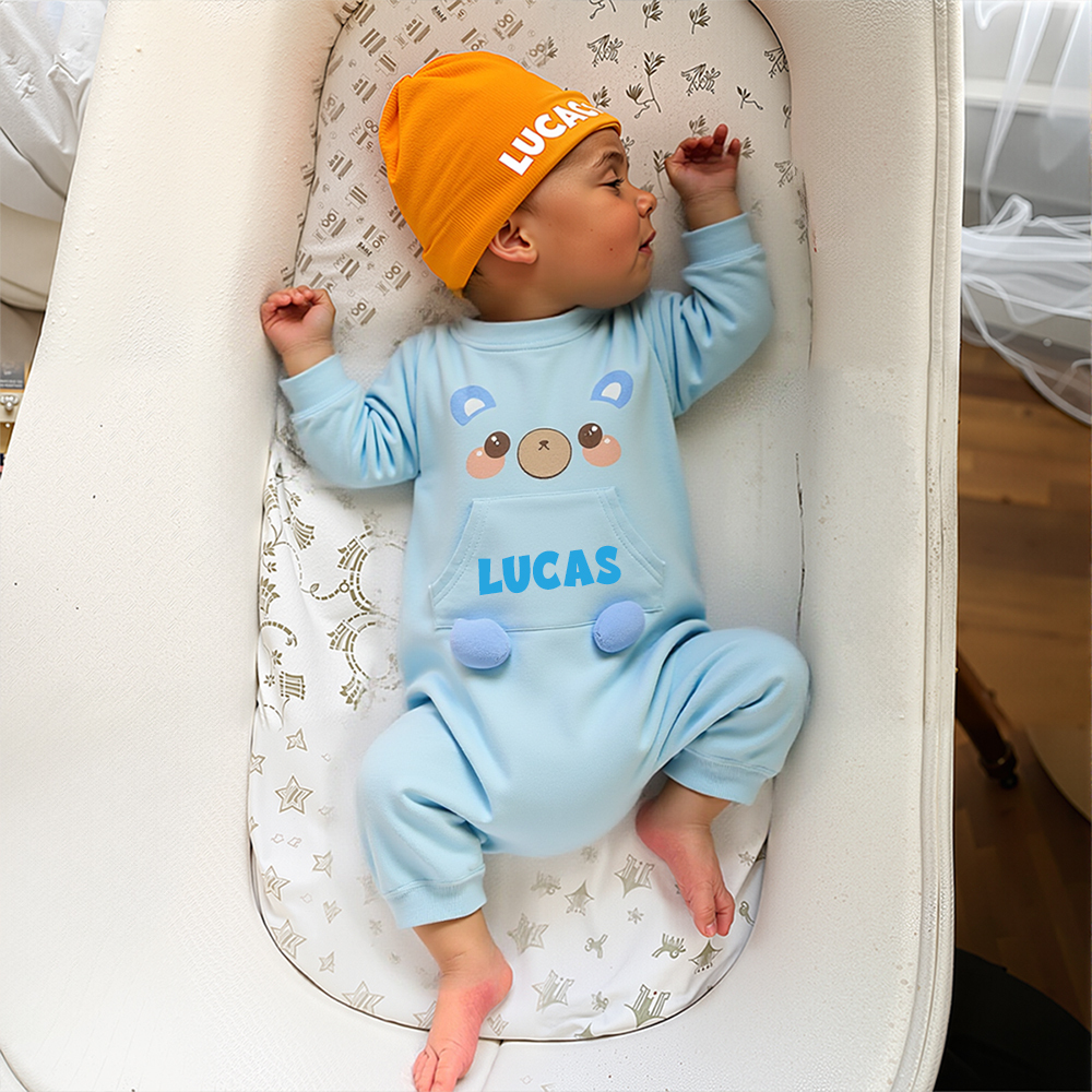 Personalized Long Sleeve Cartoon Romper | CWBaby309
