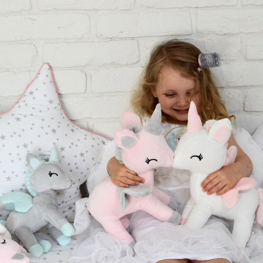 Personalized Kid's Lovely Soft Cuddly Unicorn Doll | CWToy152