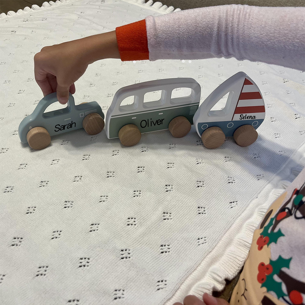 Personalized Wooden Toy Car for Toddler | CWToy153