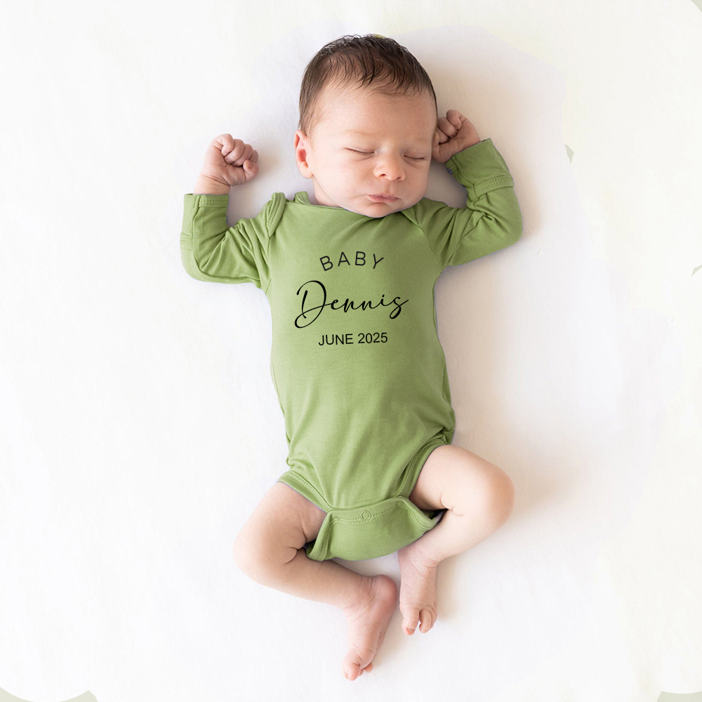 Personalized Personalized Baby Coming Home Romper | CWBaby318