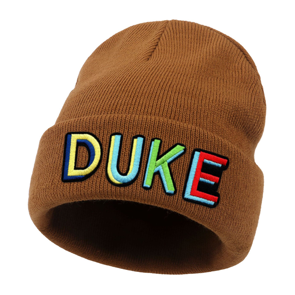 Personalized Colourful Funky Letter Patch Beanies For Kid & Adult | HSKid66