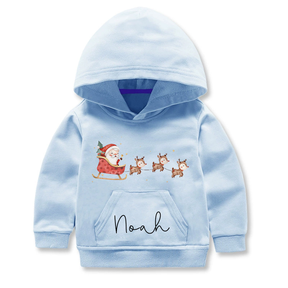 Personalized Kids Funny Christmas Hoodie | MCGift179
