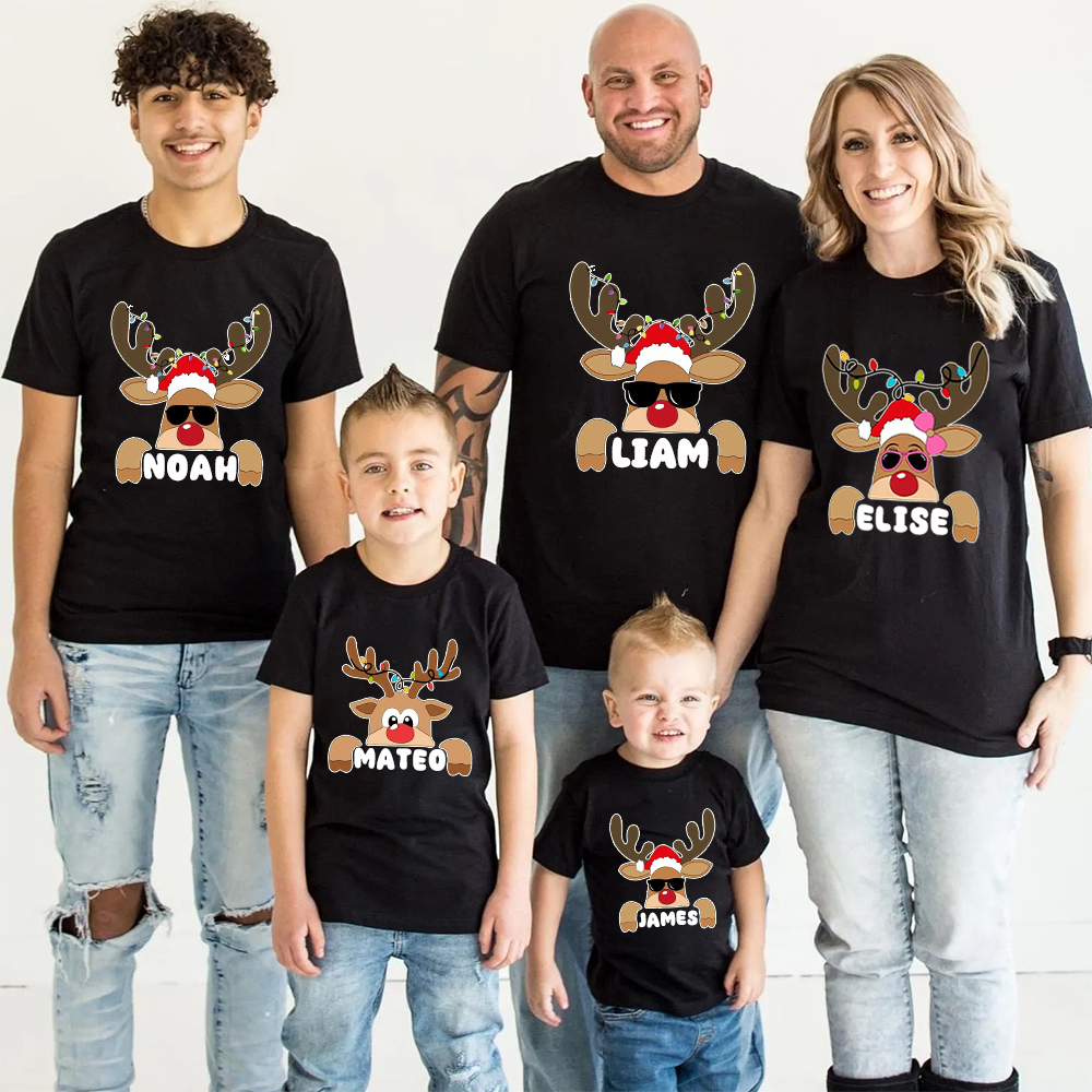 Personalized Christmas Matching Family Shirt | CWFamily120