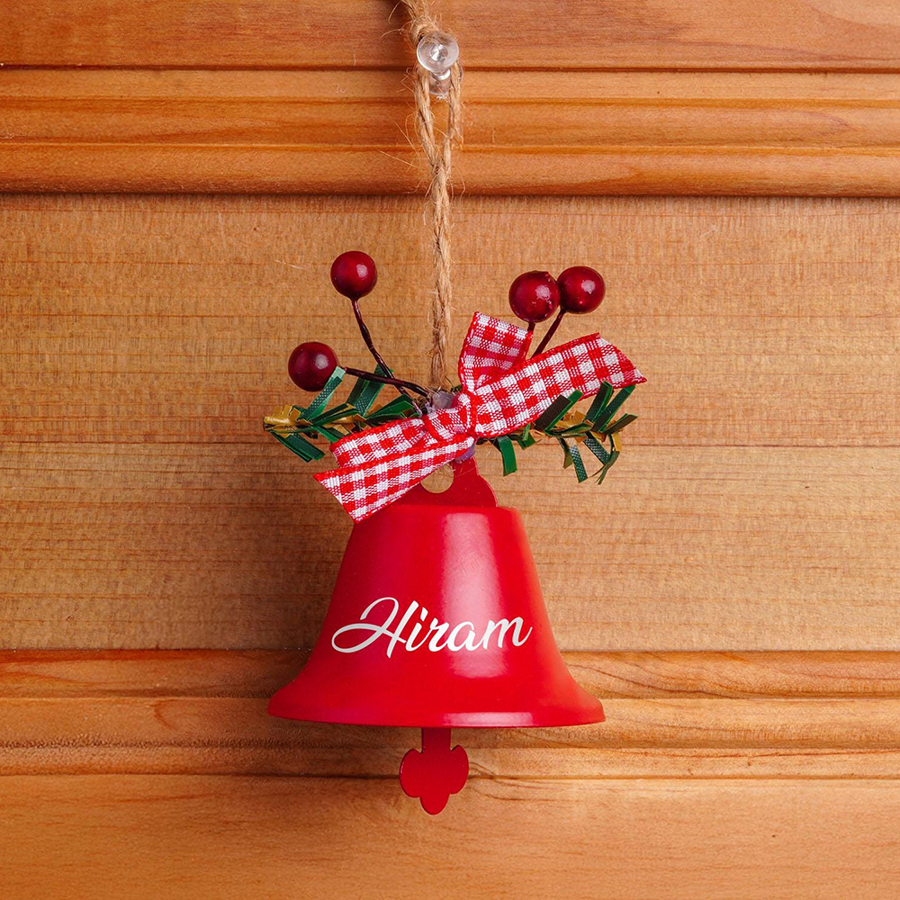Personalized Jingle Bell Christmas Tree Ornament | MCGift193